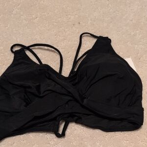 Elegant Black Women's Swim Top